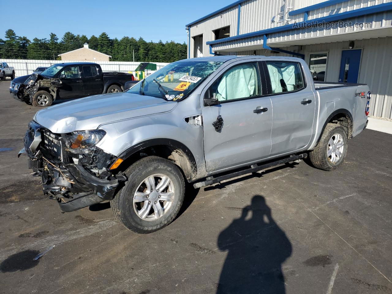 2019 Ford Ranger Xl Silver vin: 1FTER4FH3KLA32166