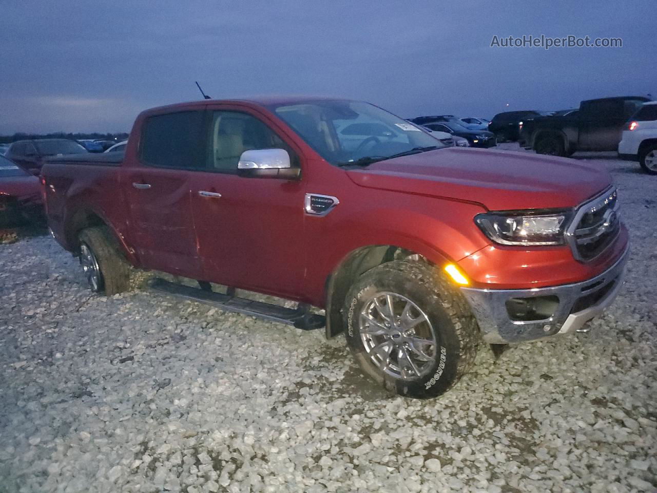 2019 Ford Ranger Xl Burgundy vin: 1FTER4FH3KLA98121