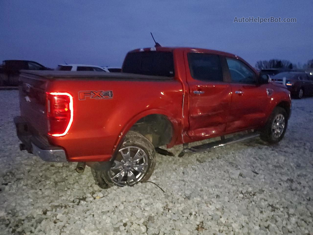 2019 Ford Ranger Xl Burgundy vin: 1FTER4FH3KLA98121