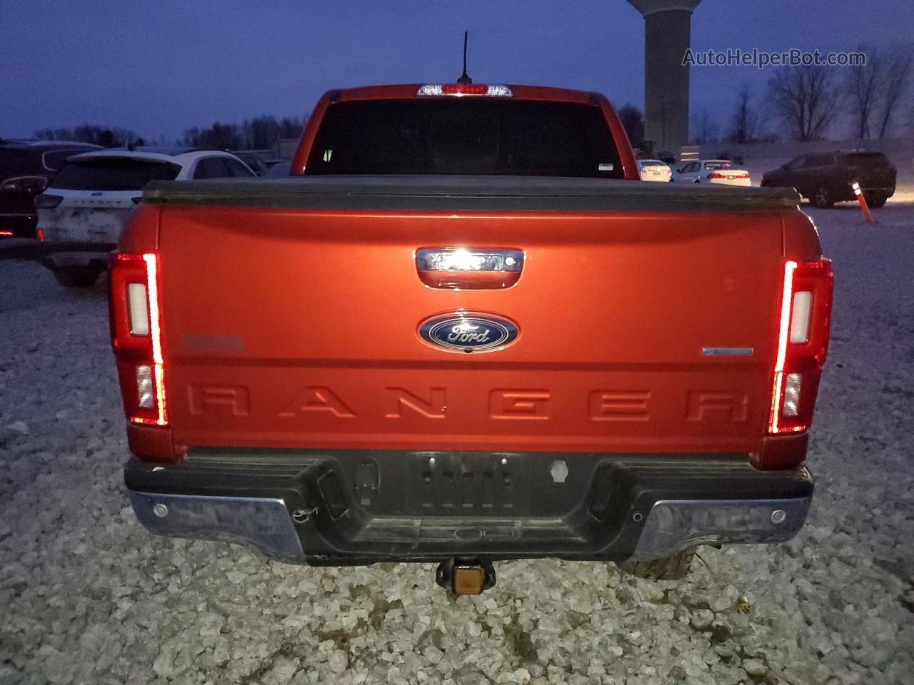 2019 Ford Ranger Xl Burgundy vin: 1FTER4FH3KLA98121