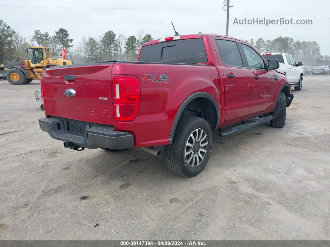 2020 Ford Ranger Xlt Red vin: 1FTER4FH3LLA05597