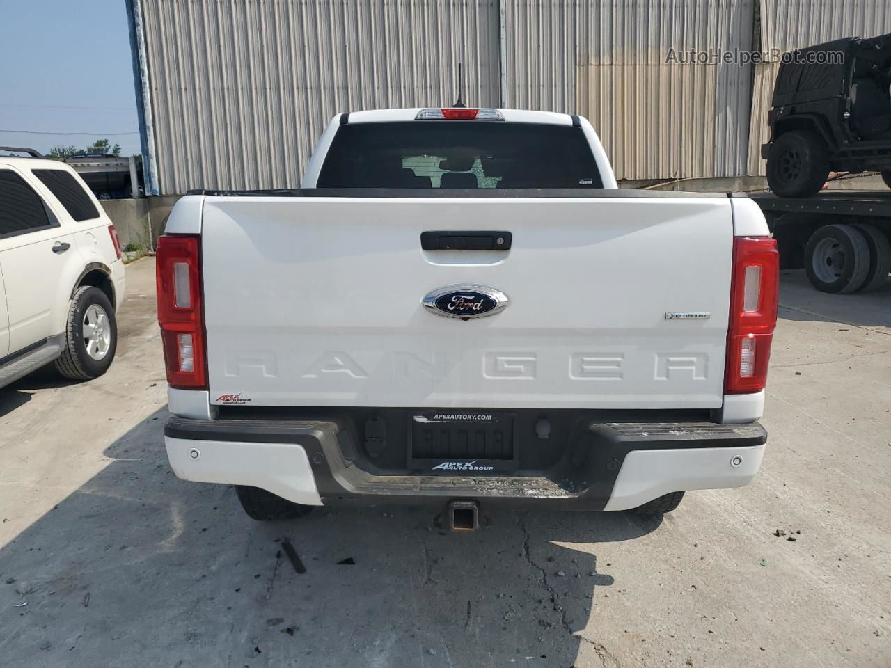 2020 Ford Ranger Xl White vin: 1FTER4FH3LLA10394