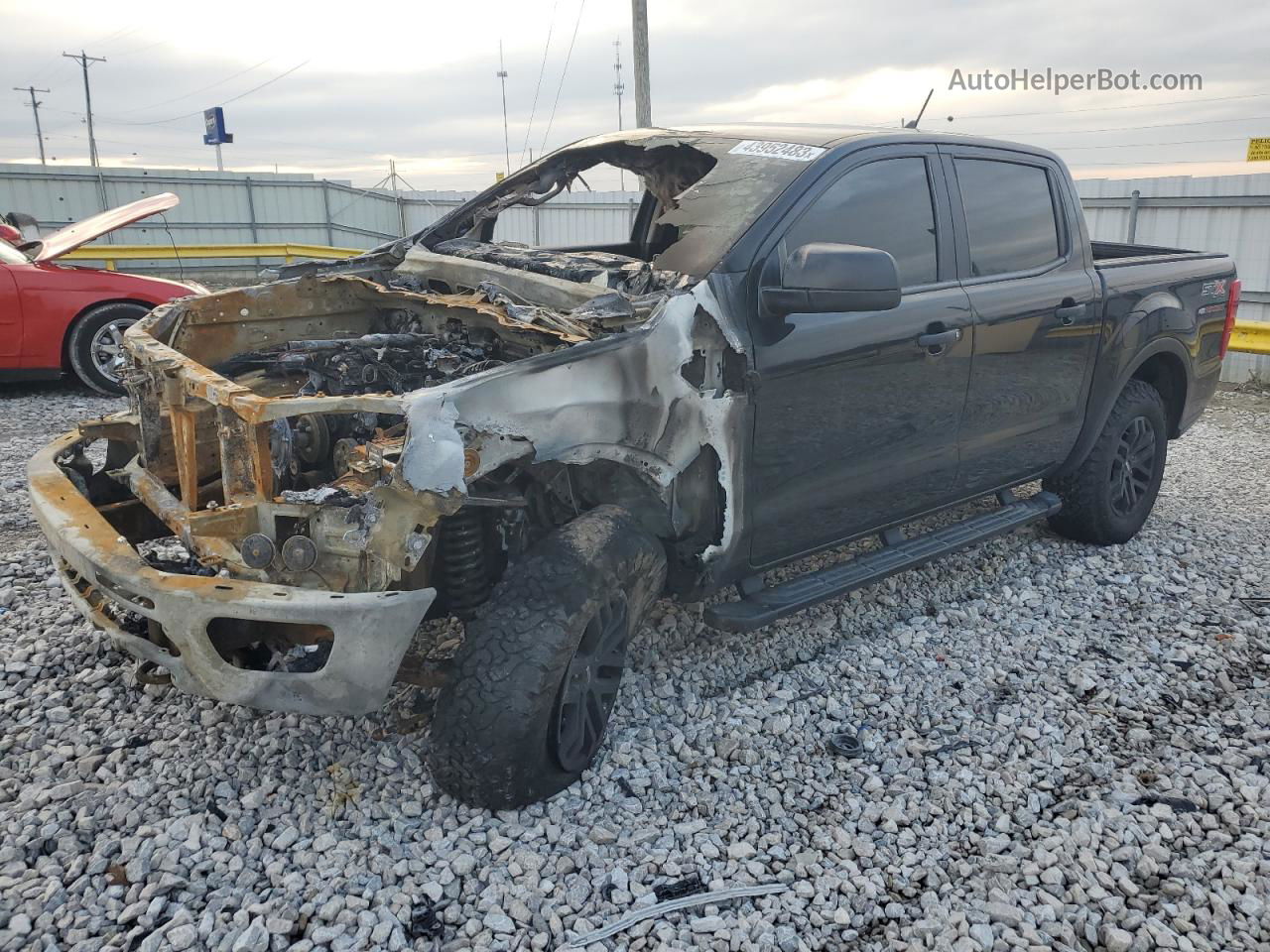 2020 Ford Ranger Xl Black vin: 1FTER4FH3LLA24442