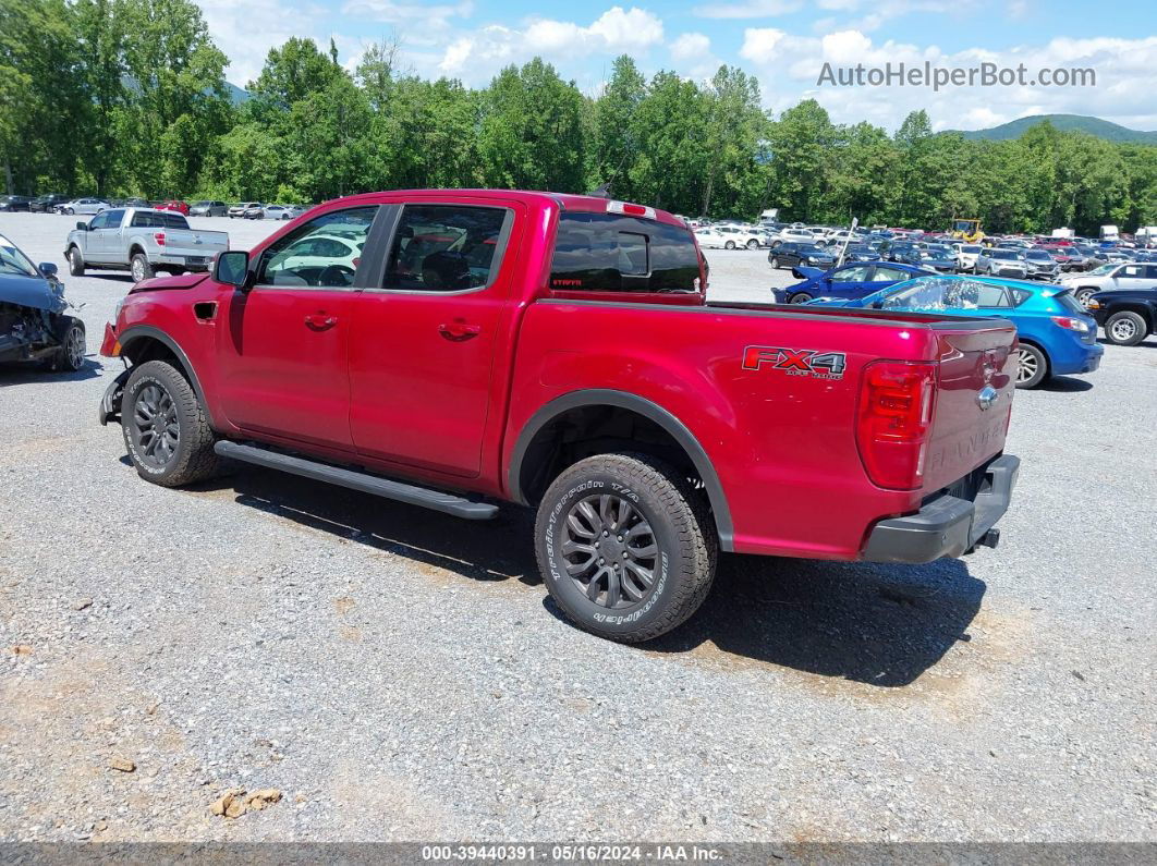 2020 Ford Ranger Lariat Red vin: 1FTER4FH3LLA60891