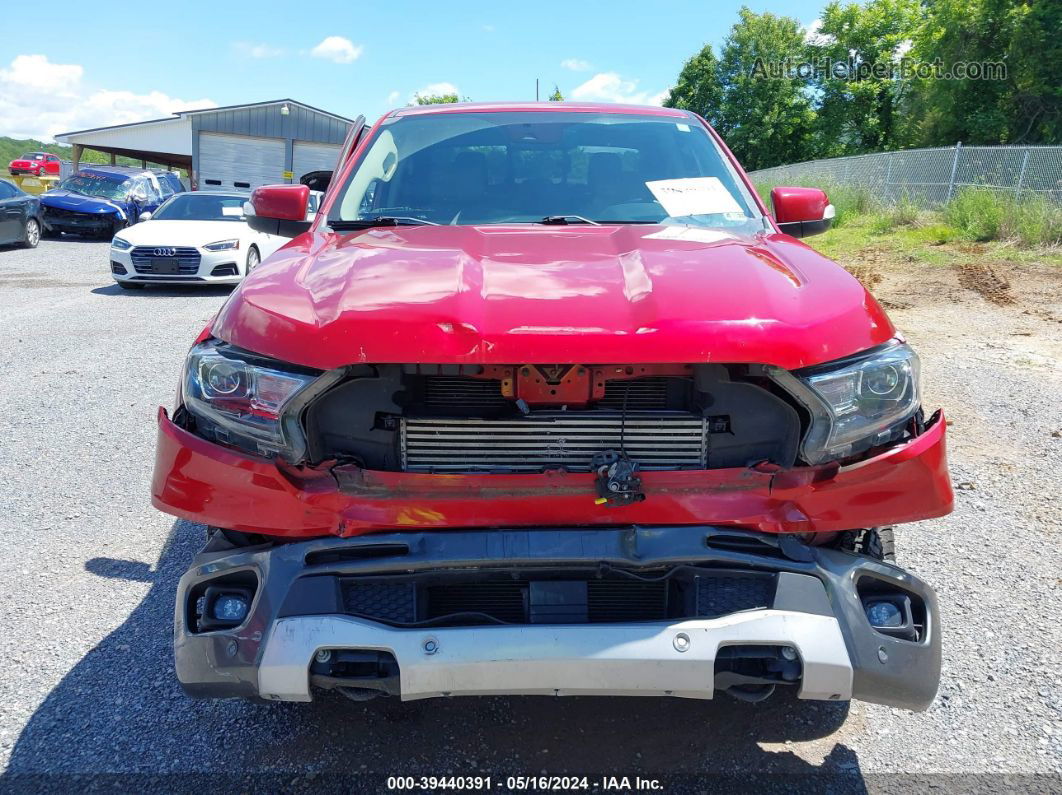 2020 Ford Ranger Lariat Red vin: 1FTER4FH3LLA60891