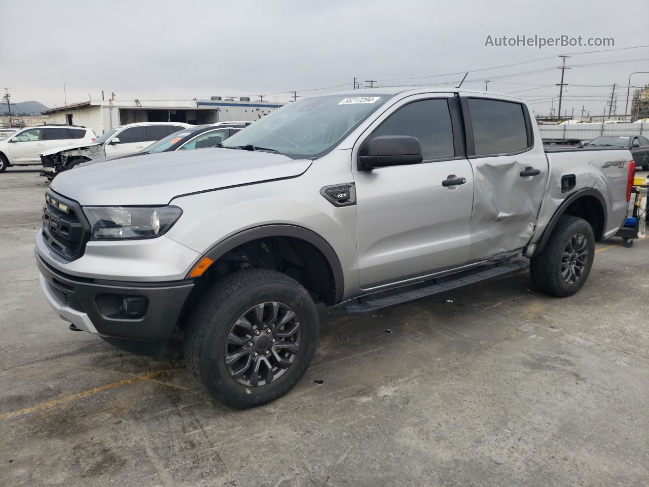 2020 Ford Ranger Xl Silver vin: 1FTER4FH3LLA71874