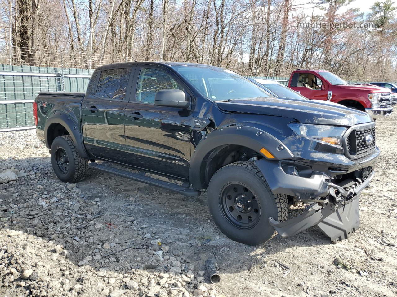 2019 Ford Ranger Xl Black vin: 1FTER4FH4KLA19149