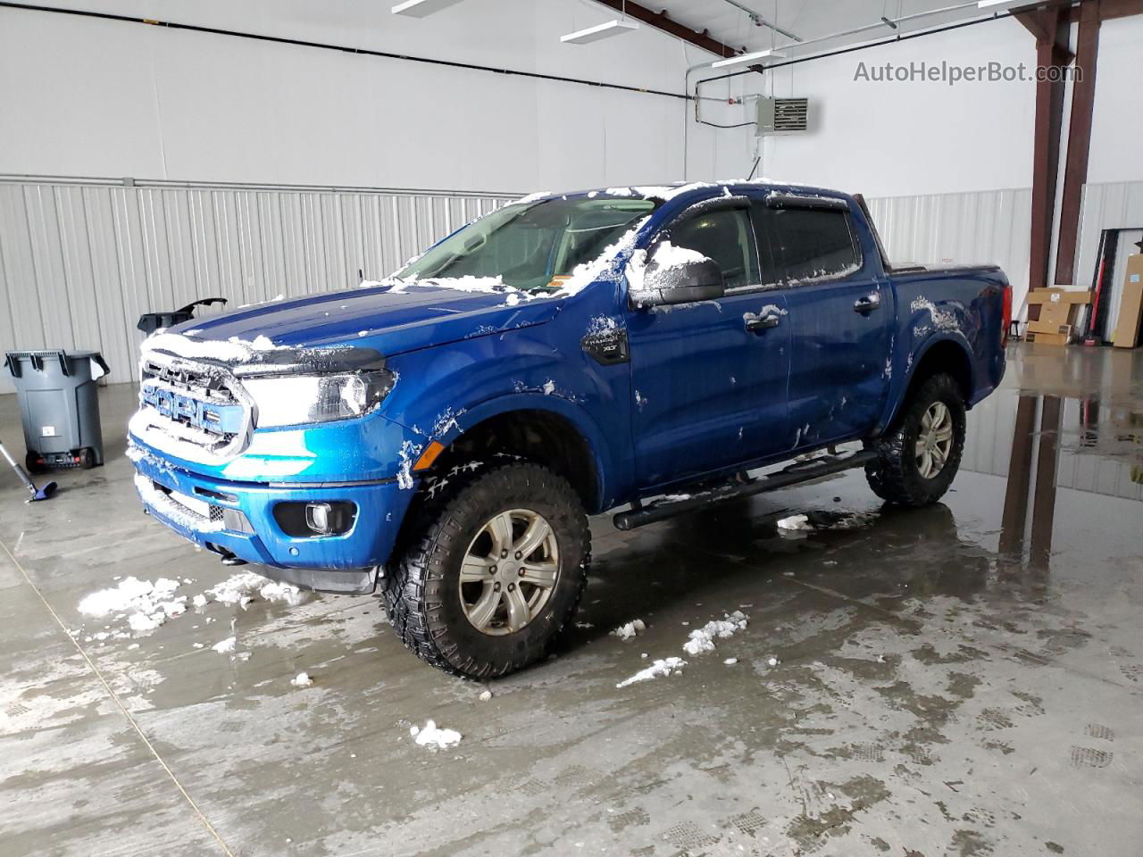 2019 Ford Ranger Xl Blue vin: 1FTER4FH4KLA32144