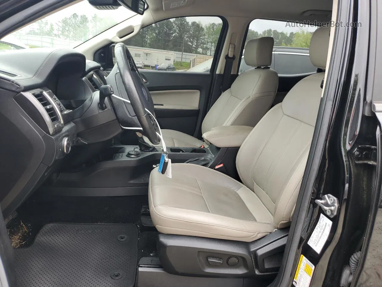 2019 Ford Ranger Xl Black vin: 1FTER4FH4KLA33228