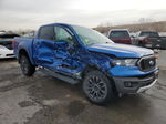 2019 Ford Ranger Xl Blue vin: 1FTER4FH4KLA41104