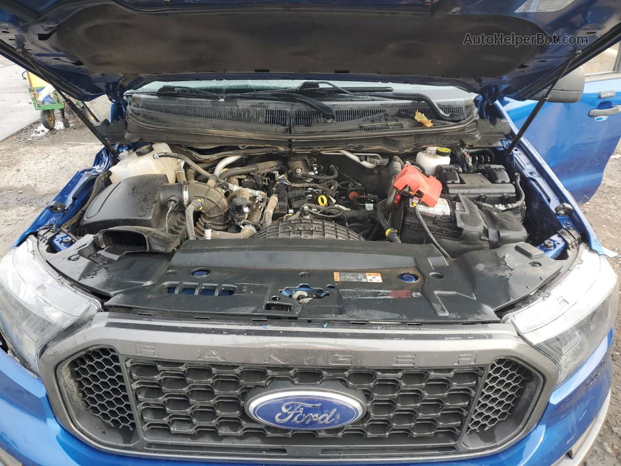 2019 Ford Ranger Xl Blue vin: 1FTER4FH4KLA41104