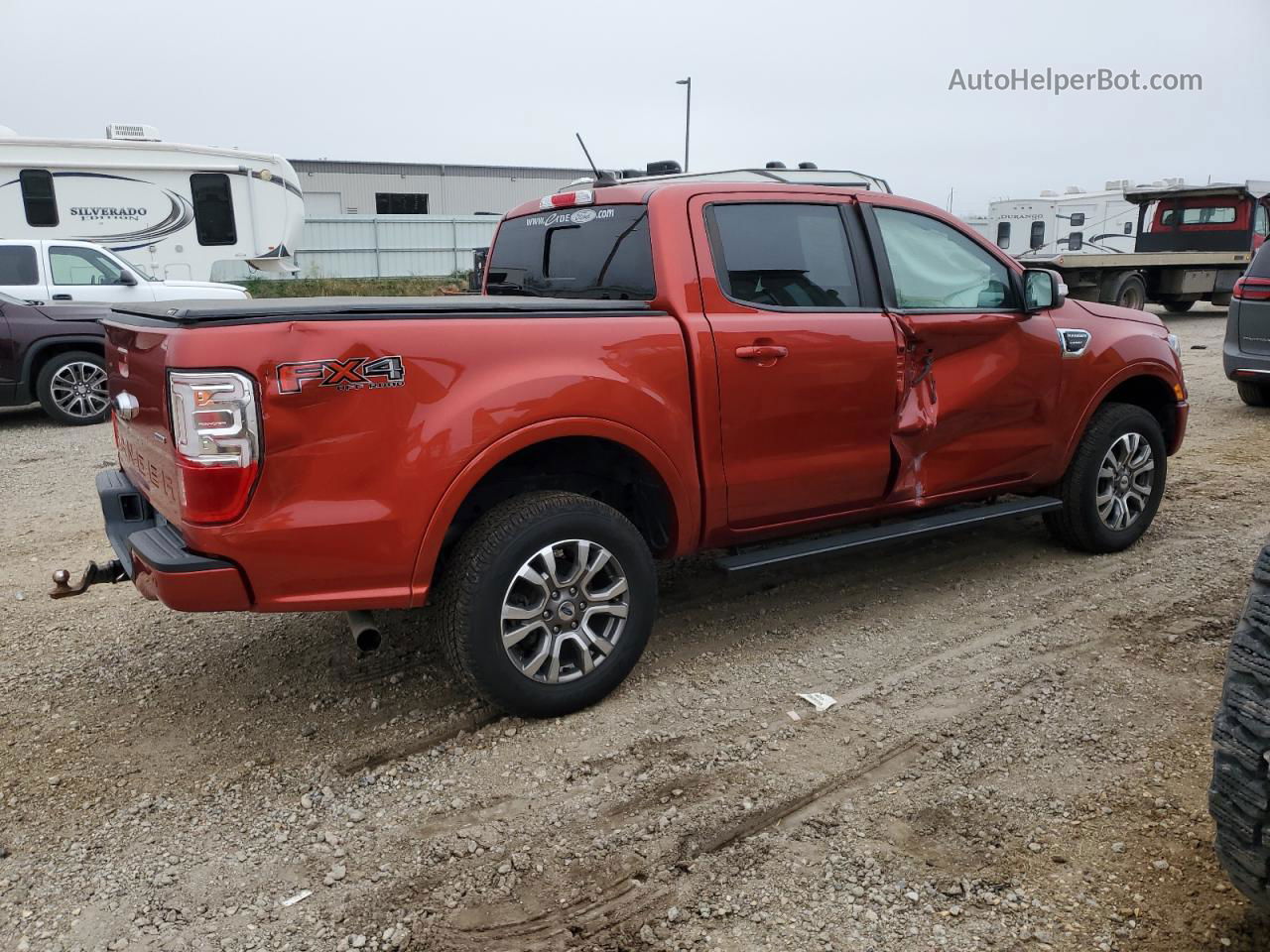 2019 Ford Ranger Xl Red vin: 1FTER4FH4KLA80274