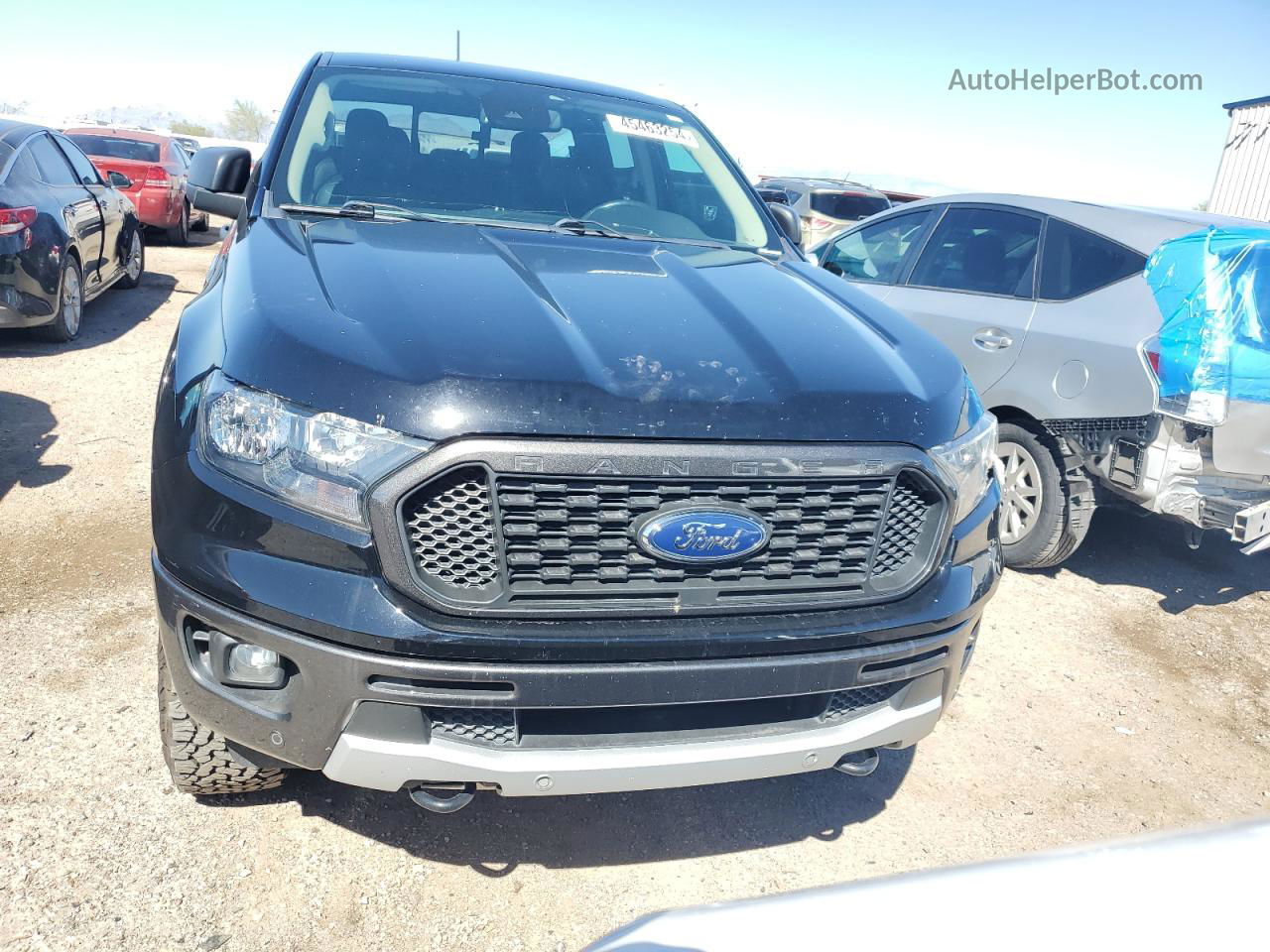 2019 Ford Ranger Xl Black vin: 1FTER4FH4KLA99648