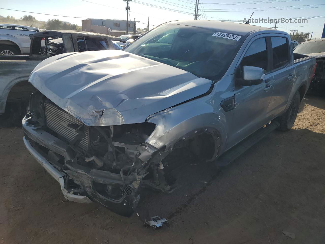 2020 Ford Ranger Xl Silver vin: 1FTER4FH4LLA01882