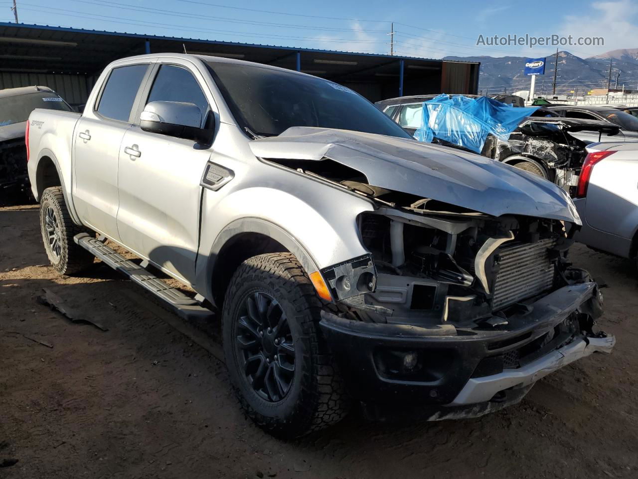 2020 Ford Ranger Xl Silver vin: 1FTER4FH4LLA01882