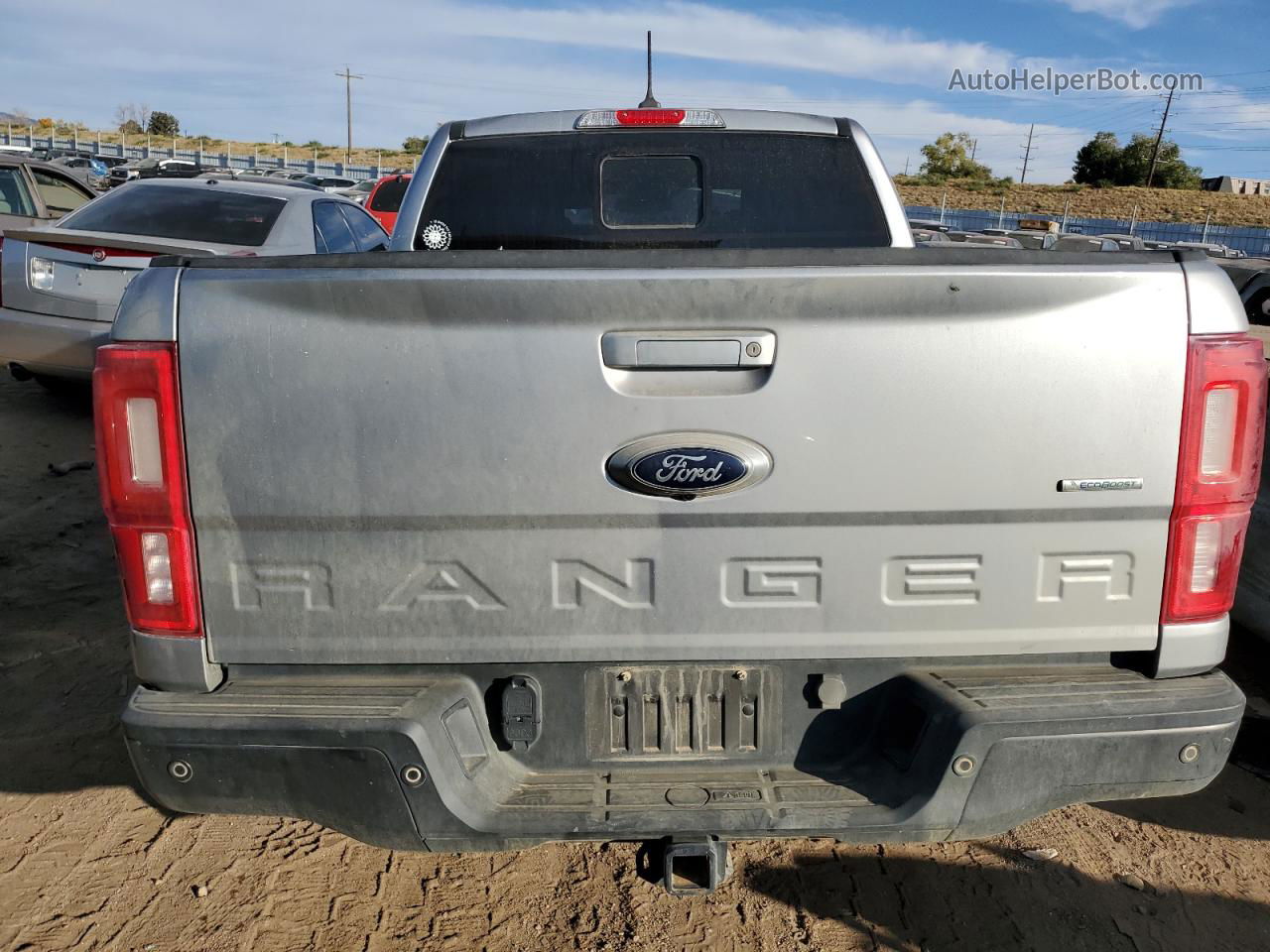 2020 Ford Ranger Xl Silver vin: 1FTER4FH4LLA01882