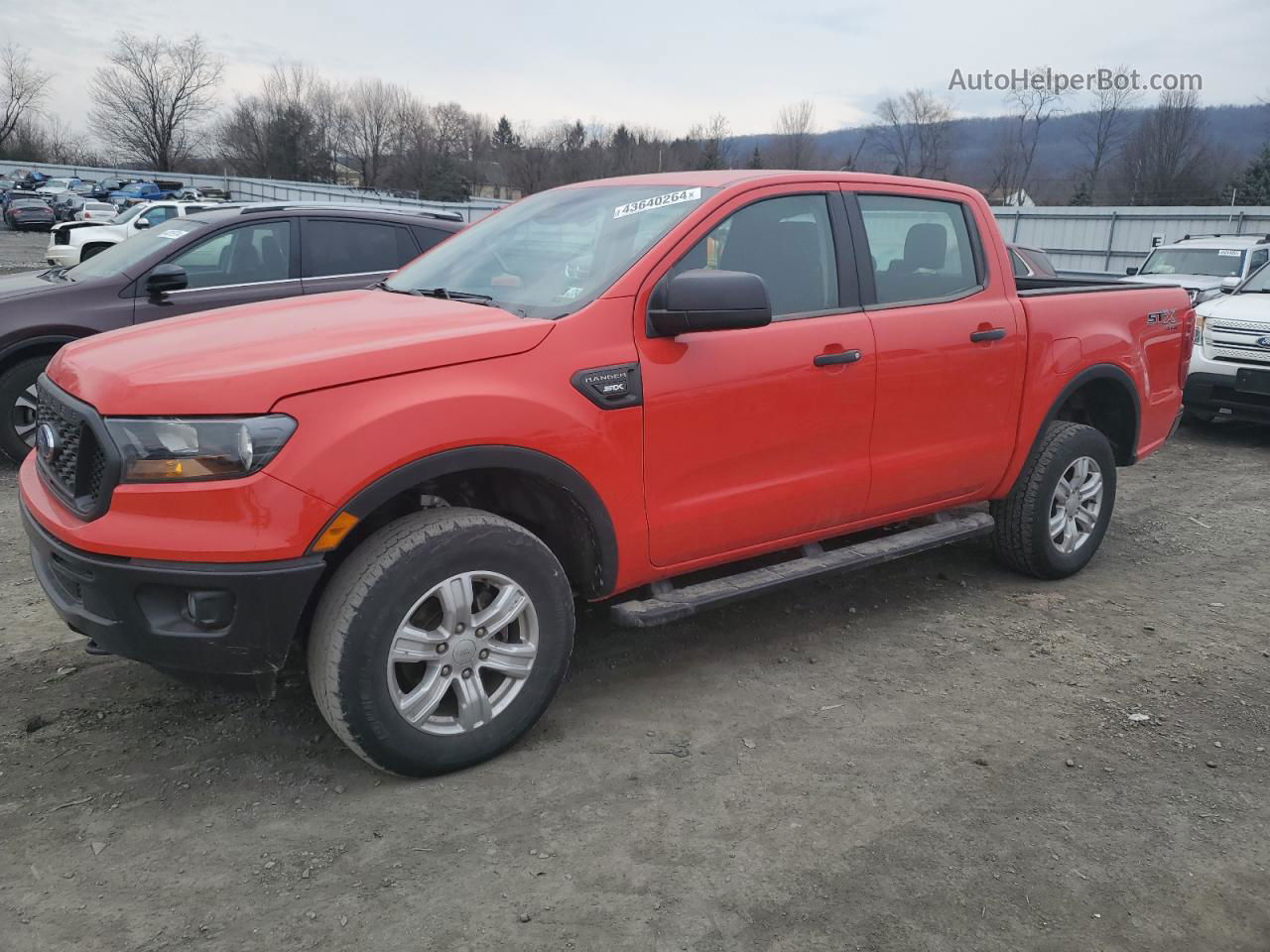 2020 Ford Ranger Xl Red vin: 1FTER4FH4LLA07732