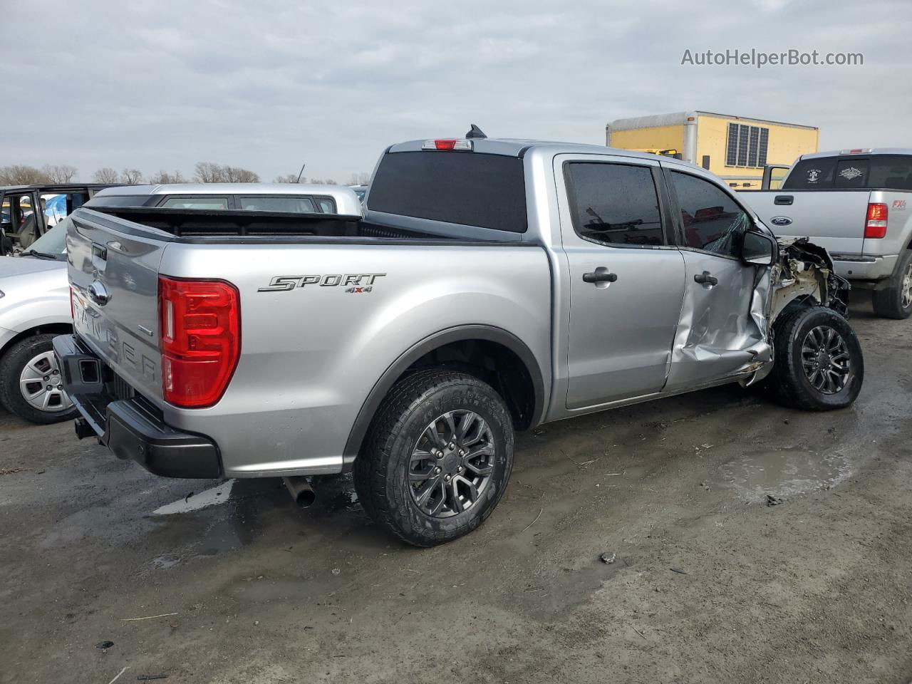 2020 Ford Ranger Xl Silver vin: 1FTER4FH4LLA49690