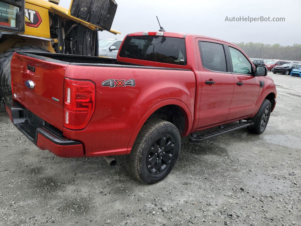 2020 Ford Ranger Xl Burgundy vin: 1FTER4FH4LLA60995