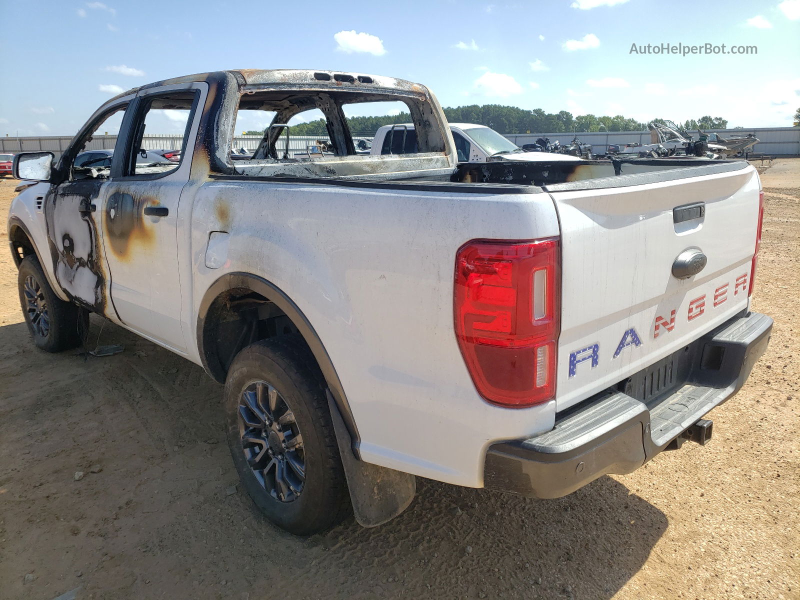 2020 Ford Ranger Xl White vin: 1FTER4FH4LLA84293