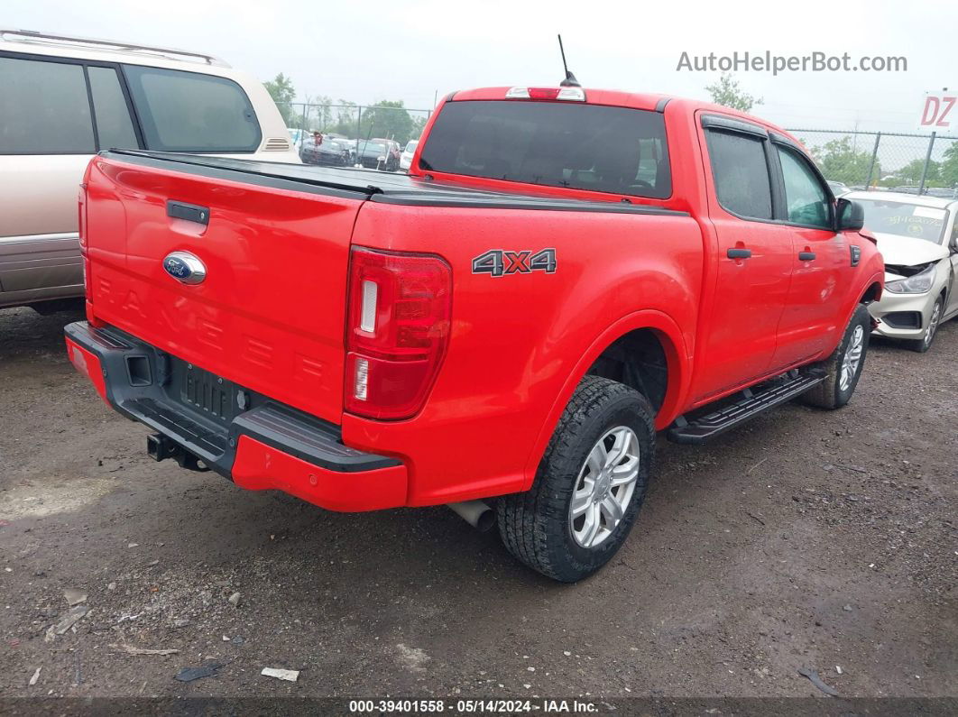 2020 Ford Ranger Xlt Red vin: 1FTER4FH4LLA87923