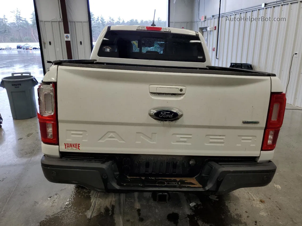 2019 Ford Ranger Xl White vin: 1FTER4FH5KLA07009