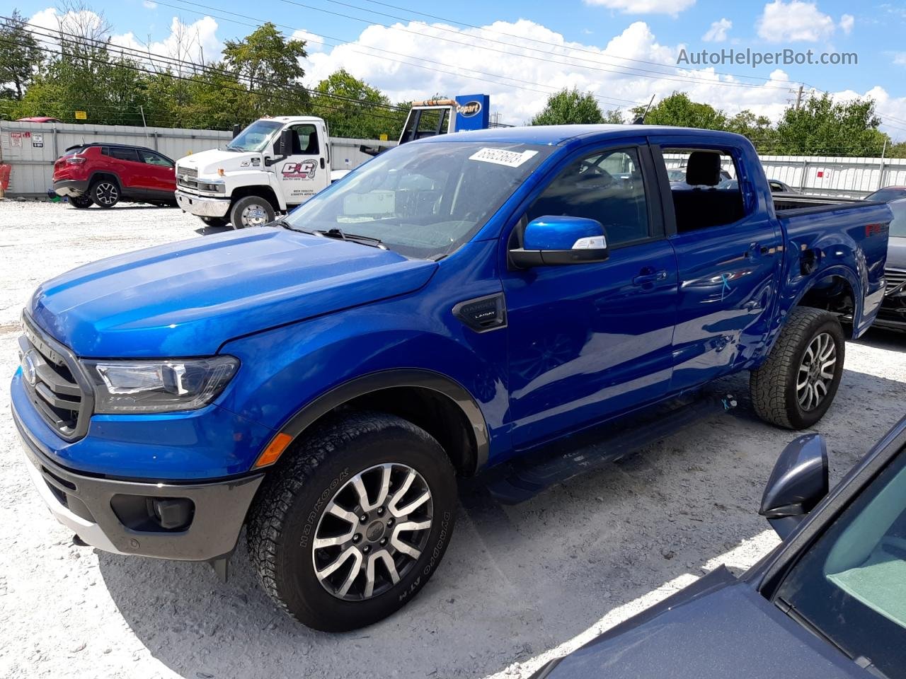 2019 Ford Ranger Xl Blue vin: 1FTER4FH5KLA26756