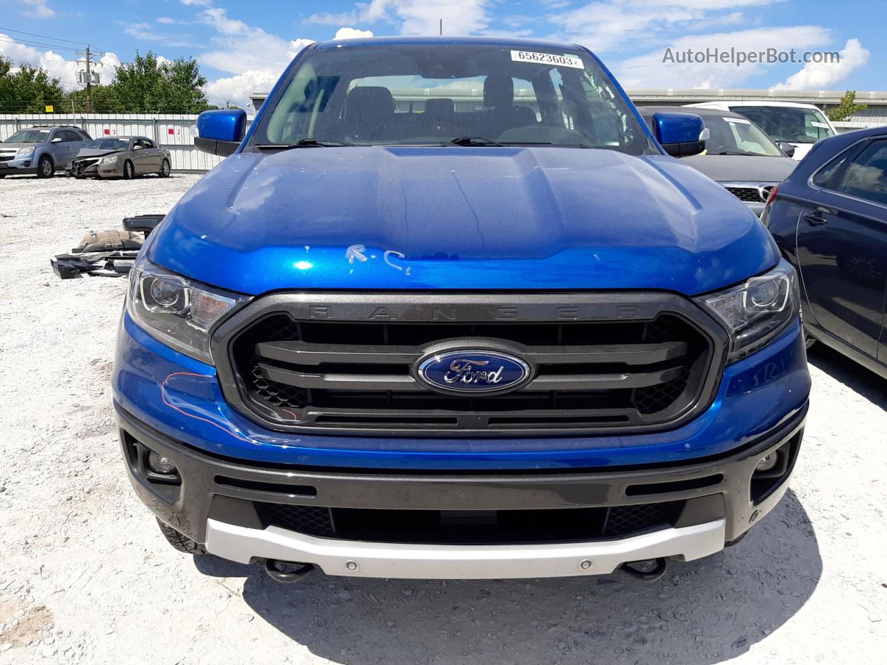 2019 Ford Ranger Xl Blue vin: 1FTER4FH5KLA26756