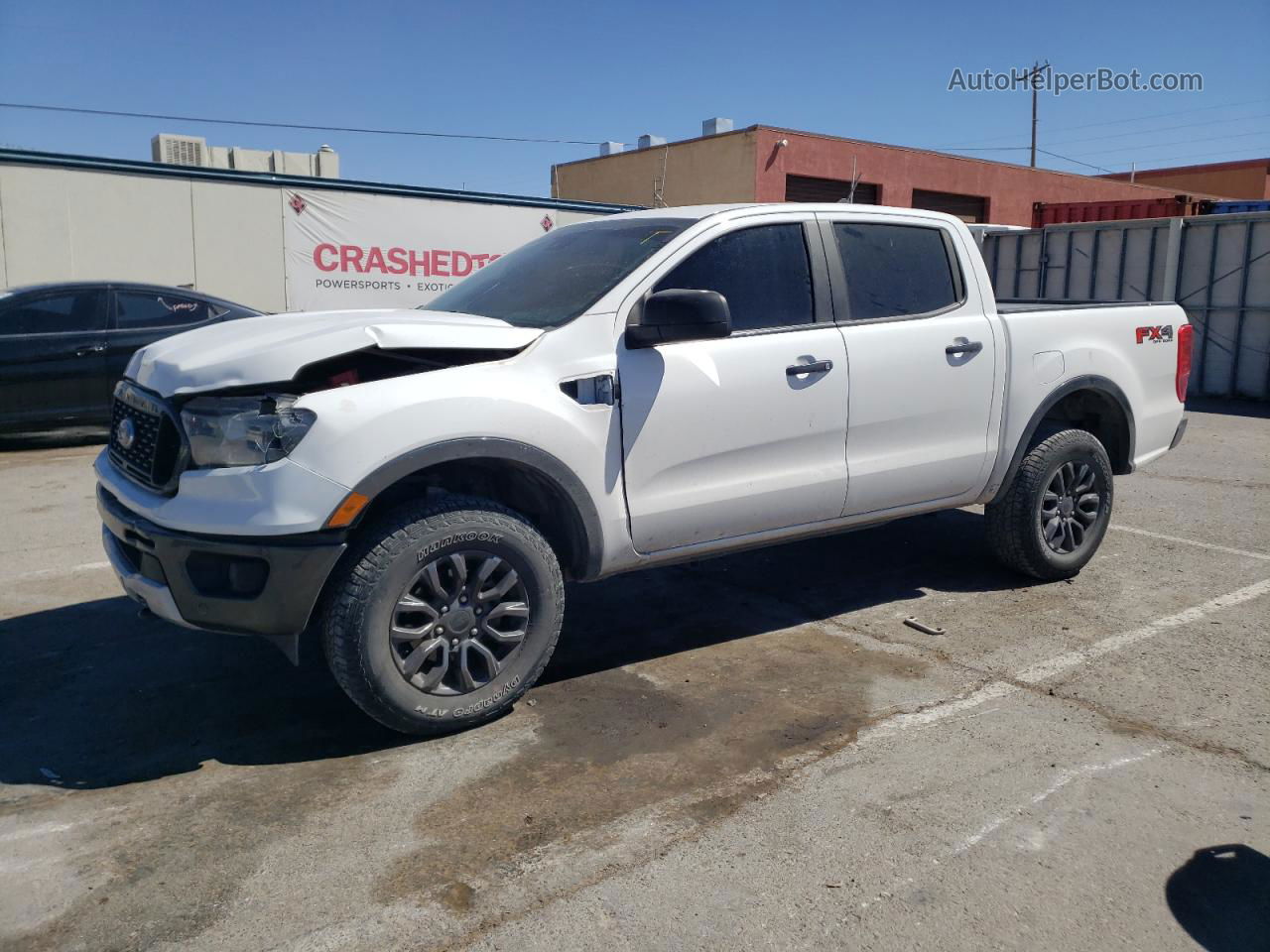 2019 Ford Ranger Xl White vin: 1FTER4FH5KLA27518