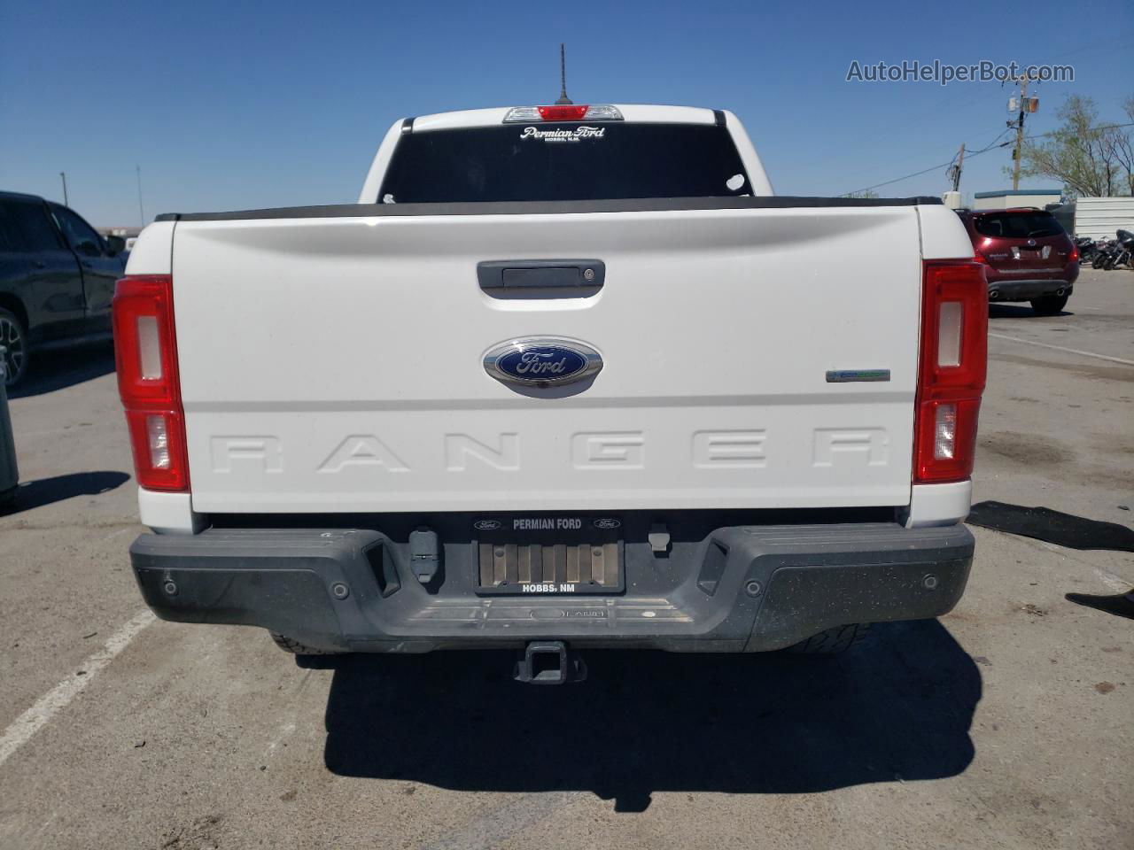 2019 Ford Ranger Xl White vin: 1FTER4FH5KLA27518