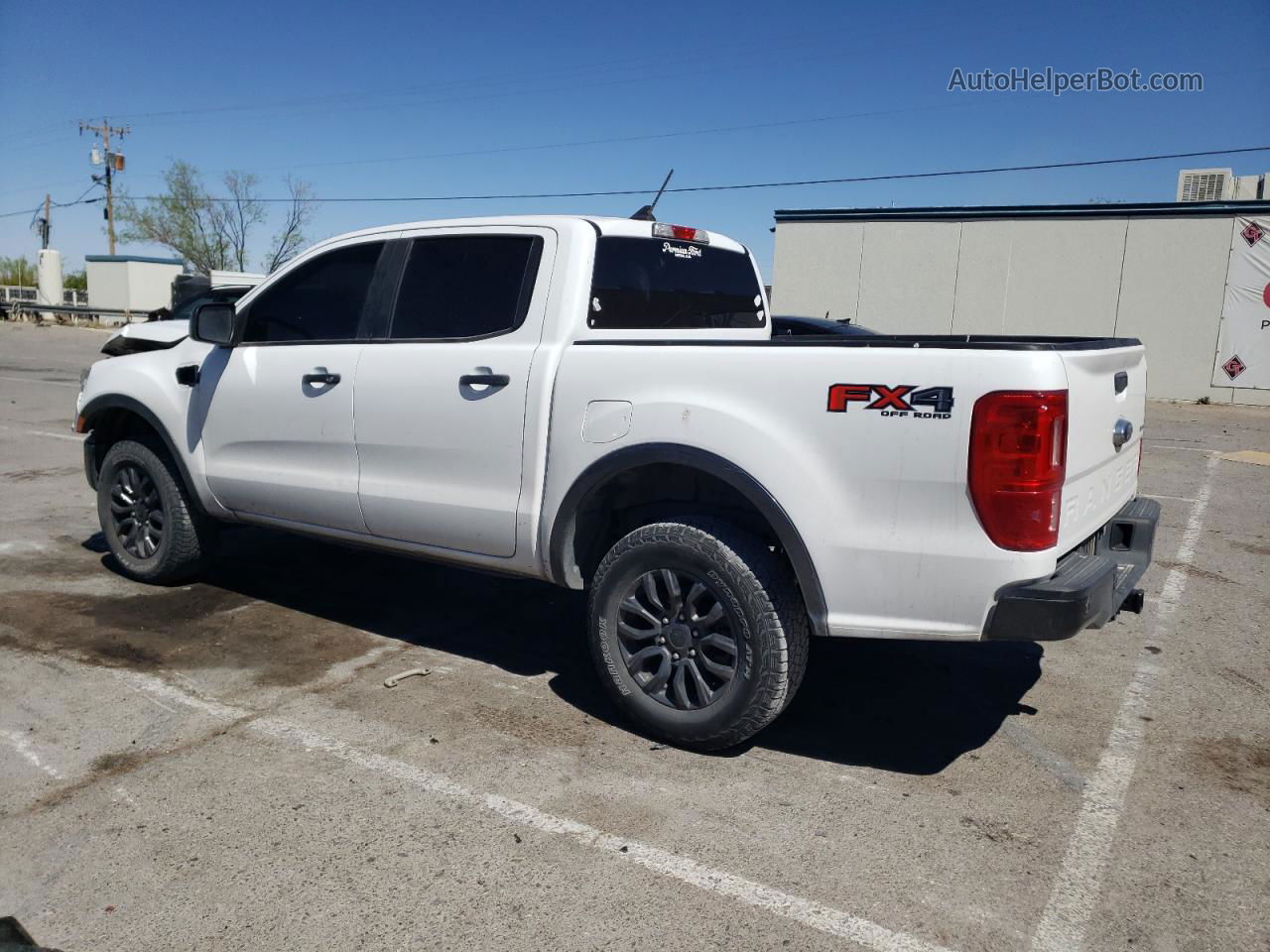 2019 Ford Ranger Xl White vin: 1FTER4FH5KLA27518