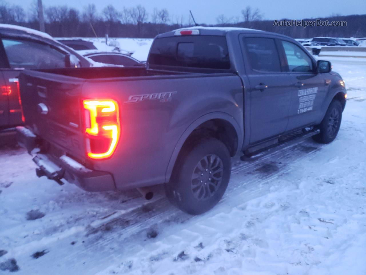 2019 Ford Ranger Xl Gray vin: 1FTER4FH5KLA36252