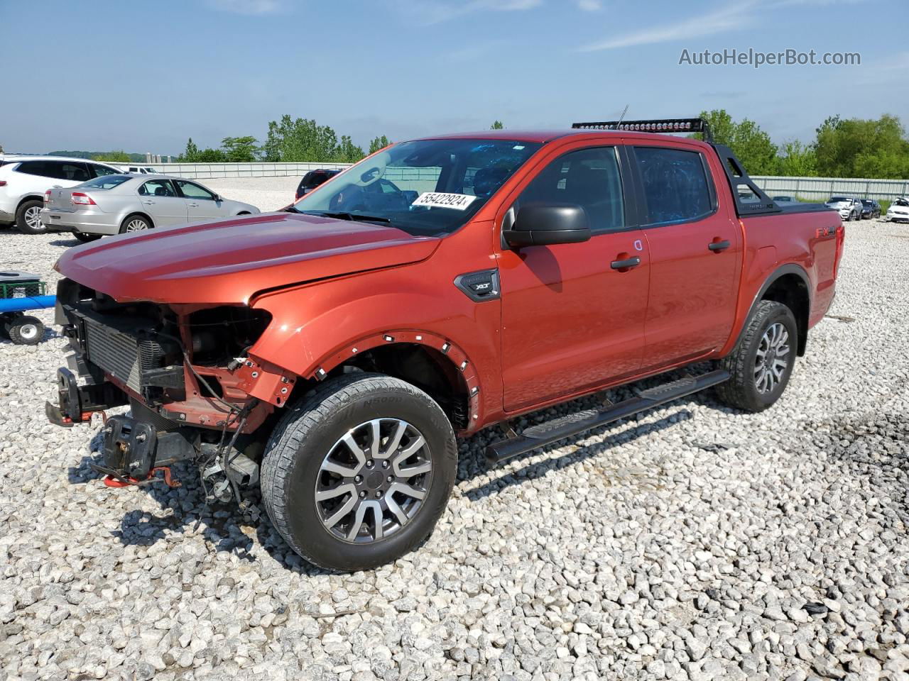 2019 Ford Ranger Xl Red vin: 1FTER4FH5KLA37644