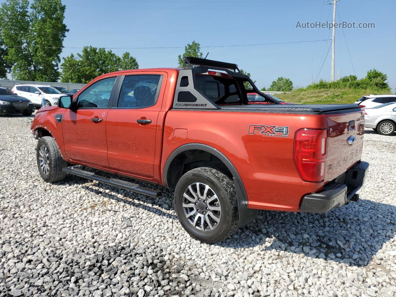 2019 Ford Ranger Xl Red vin: 1FTER4FH5KLA37644