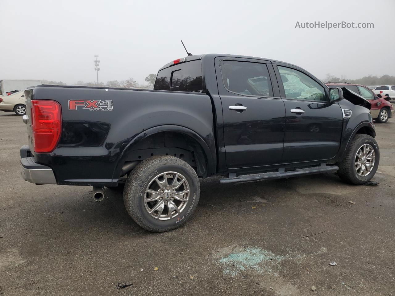 2019 Ford Ranger Xl Black vin: 1FTER4FH5KLA43413