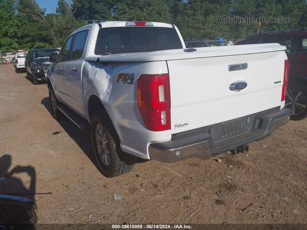 2019 Ford Ranger Xlt White vin: 1FTER4FH5KLA70904