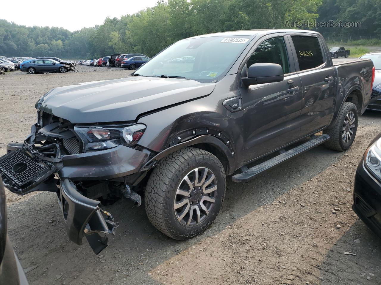 2019 Ford Ranger Xl Серый vin: 1FTER4FH5KLA72734