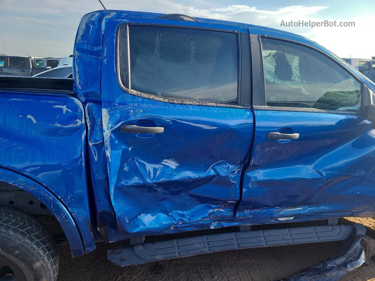 2019 Ford Ranger Xl Blue vin: 1FTER4FH5KLA87136