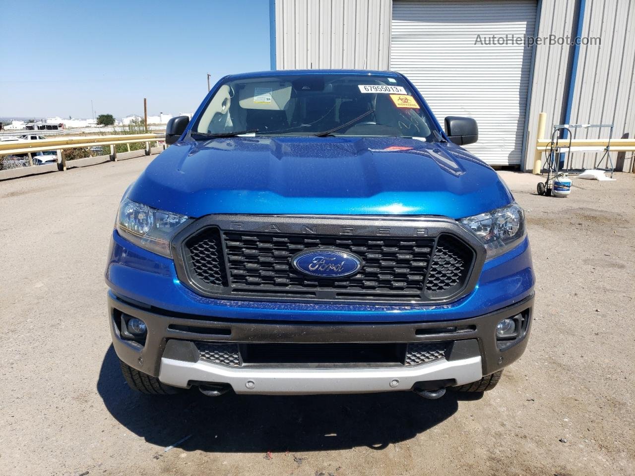 2019 Ford Ranger Xl Blue vin: 1FTER4FH5KLB21933