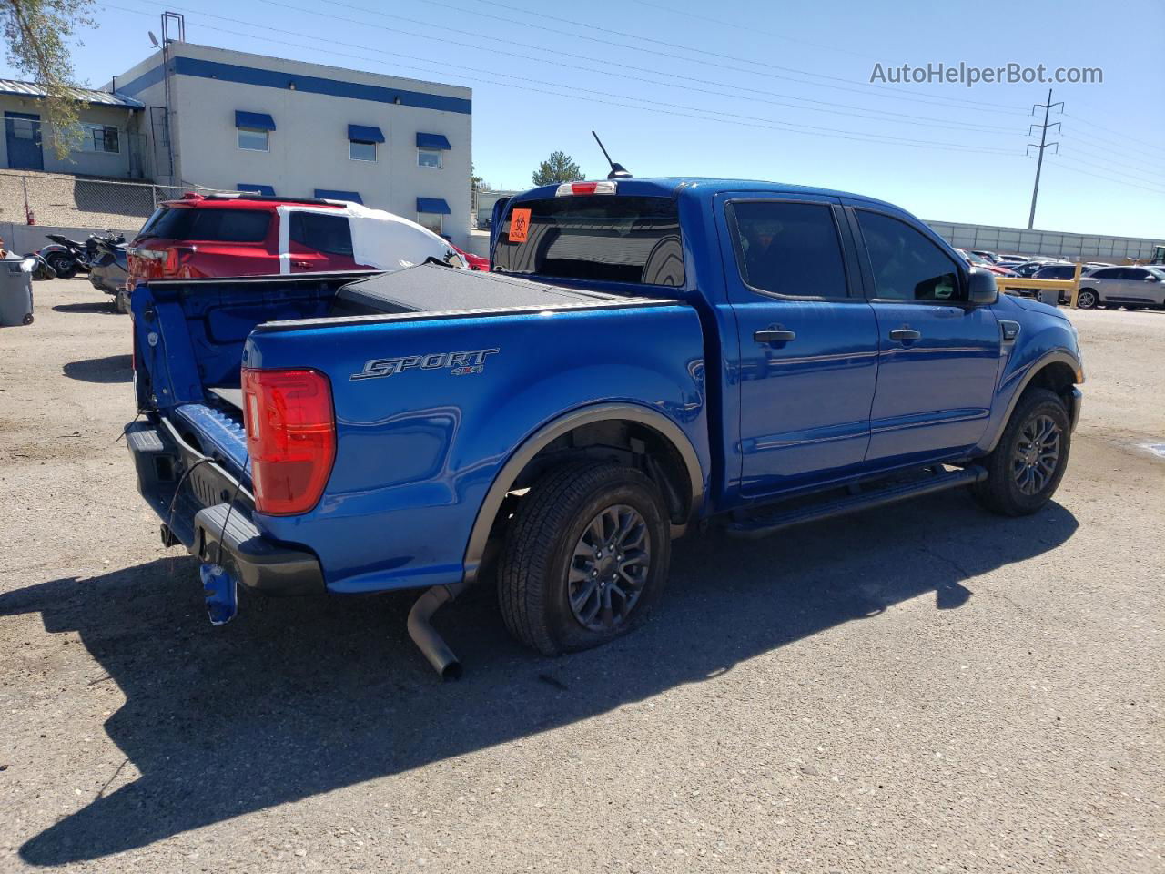 2019 Ford Ranger Xl Blue vin: 1FTER4FH5KLB21933