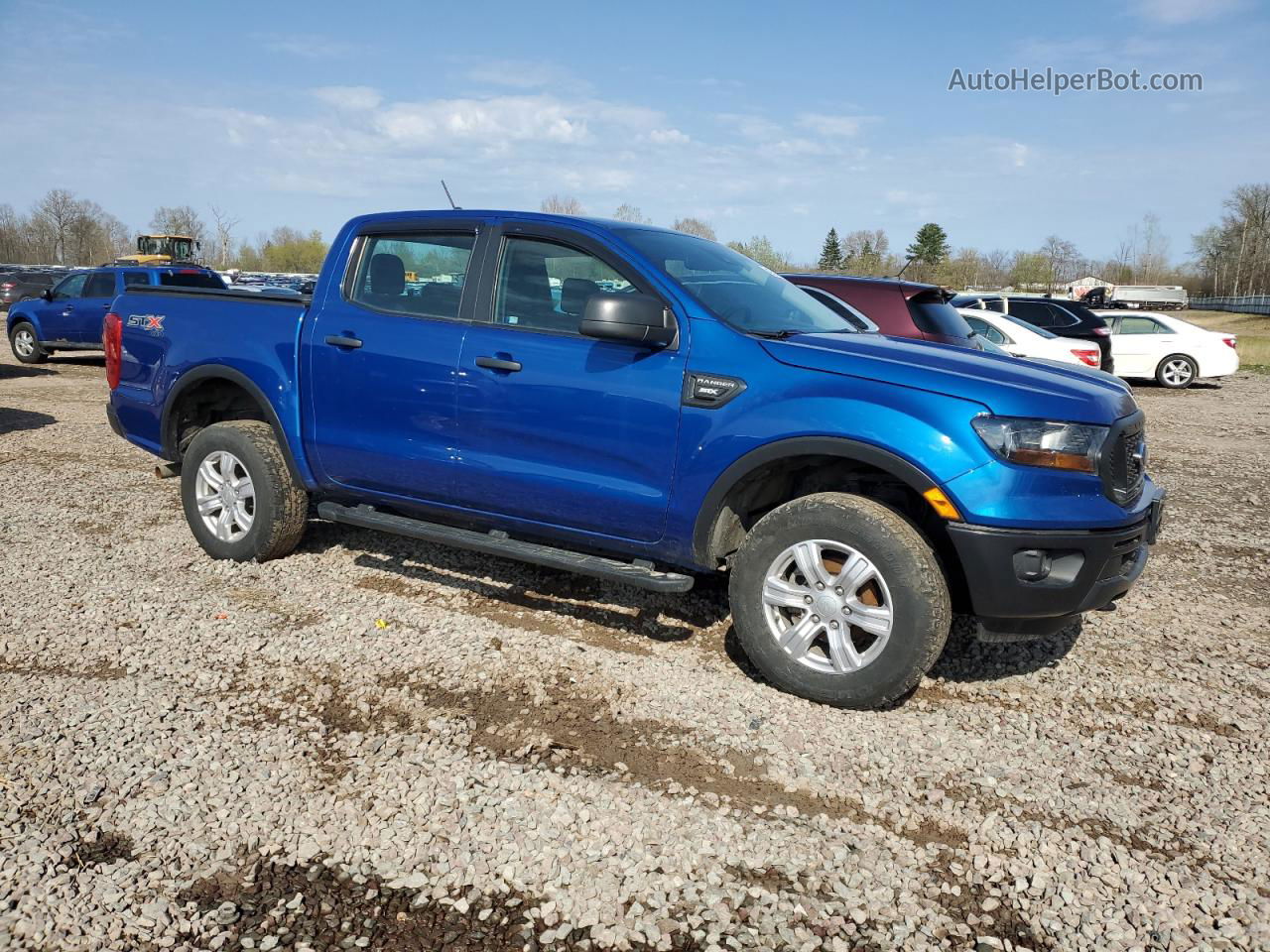 2020 Ford Ranger Xl Синий vin: 1FTER4FH5LLA13345