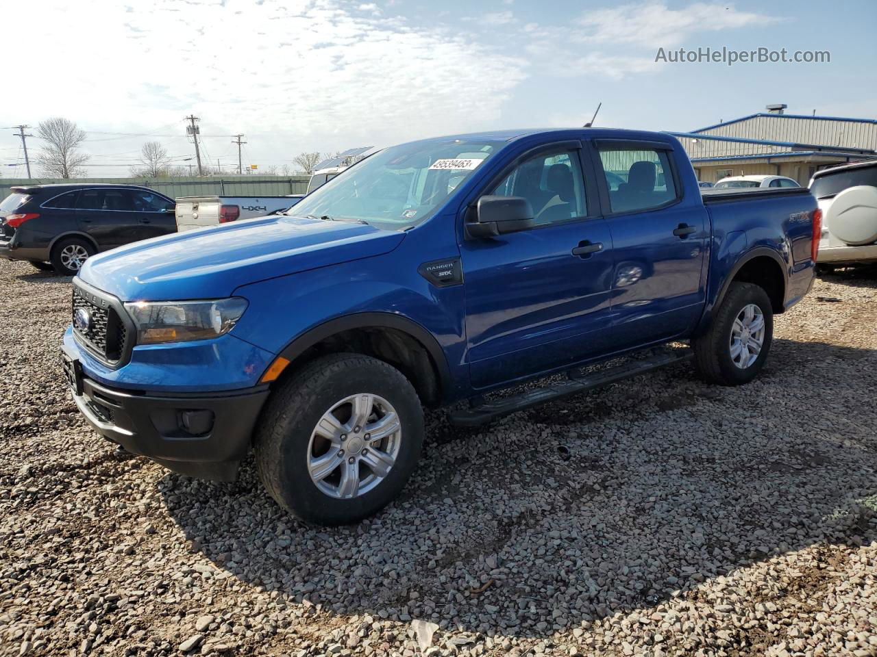 2020 Ford Ranger Xl Синий vin: 1FTER4FH5LLA13345