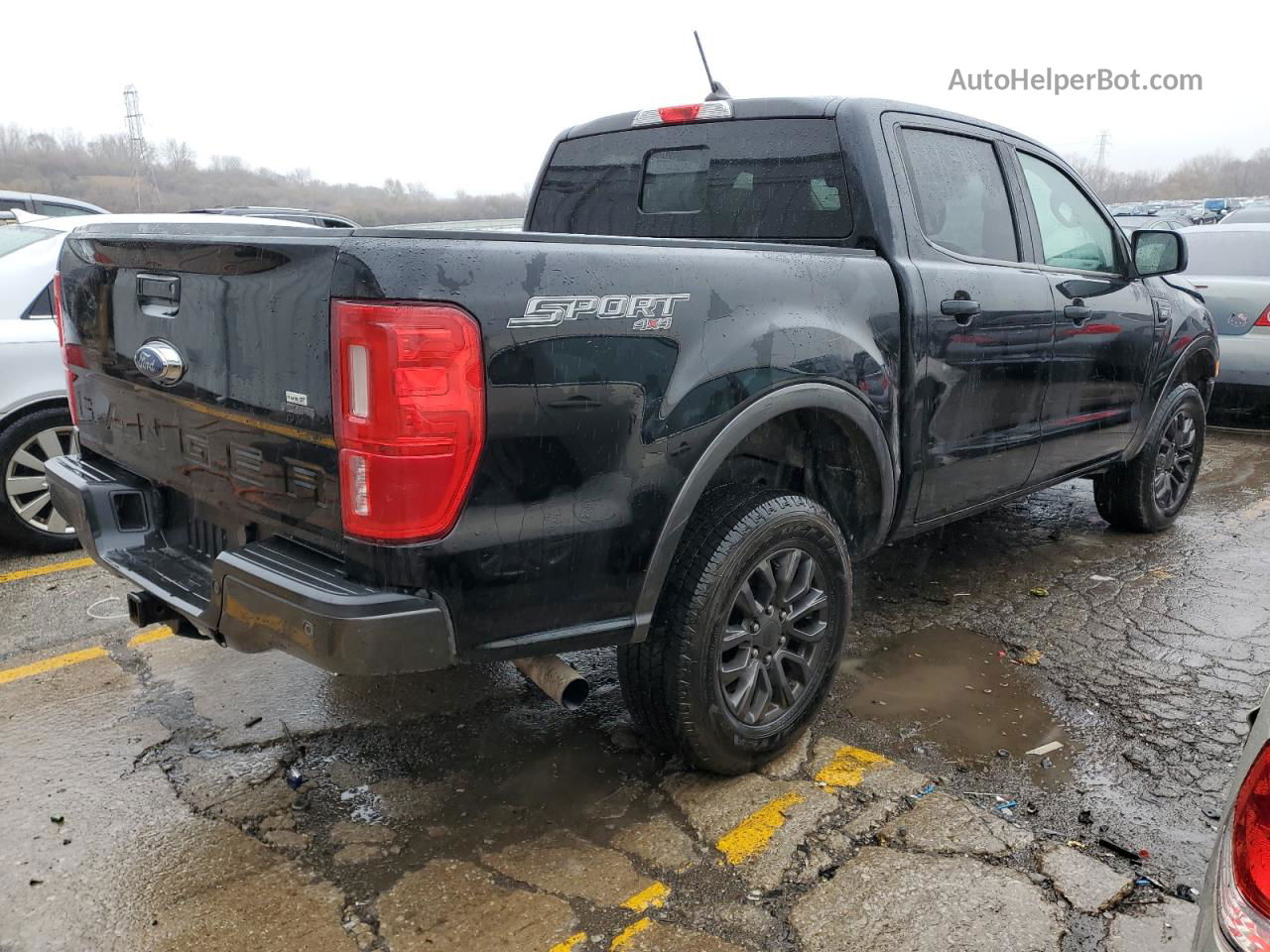 2020 Ford Ranger Xl Черный vin: 1FTER4FH5LLA37855