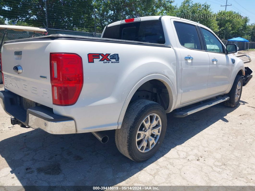 2020 Ford Ranger Lariat White vin: 1FTER4FH5LLA67146