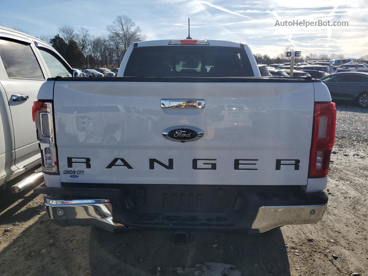 2020 Ford Ranger Xl White vin: 1FTER4FH5LLA84190