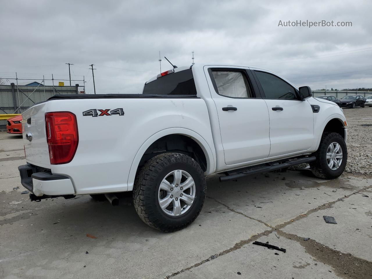 2020 Ford Ranger Xl White vin: 1FTER4FH5LLA88014