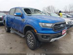 2019 Ford Ranger Lariat Blue vin: 1FTER4FH6KLA01039