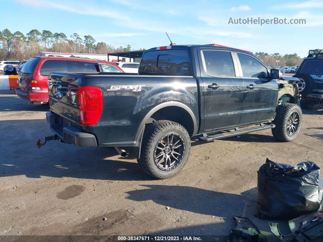 2019 Ford Ranger Lariat Черный vin: 1FTER4FH6KLA44098