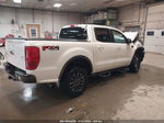 2019 Ford Ranger Lariat White vin: 1FTER4FH6KLA46577