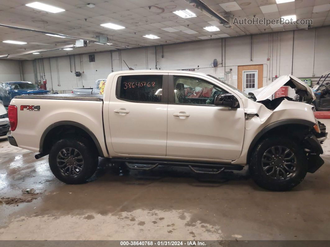 2019 Ford Ranger Lariat White vin: 1FTER4FH6KLA46577